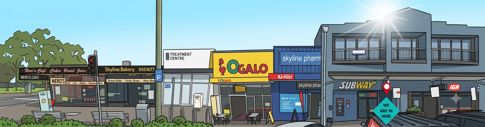 A picture of our location